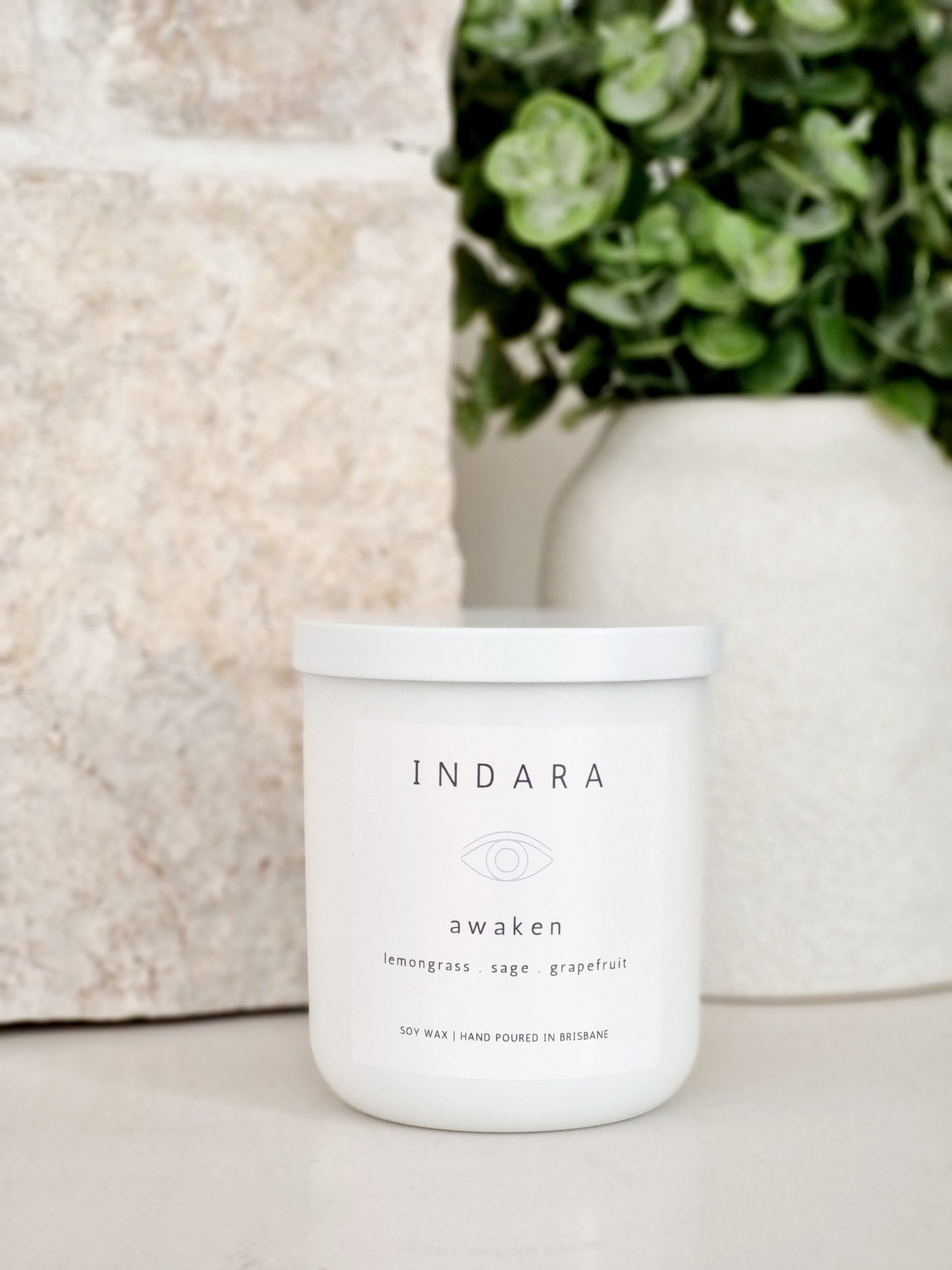 Awaken Candle - lemongrass, sage & grapefruit