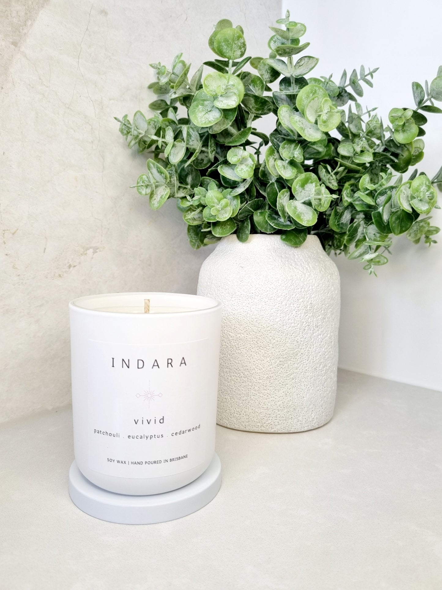 Vivid Candle - patchouli, eucalyptus & cedarwood
