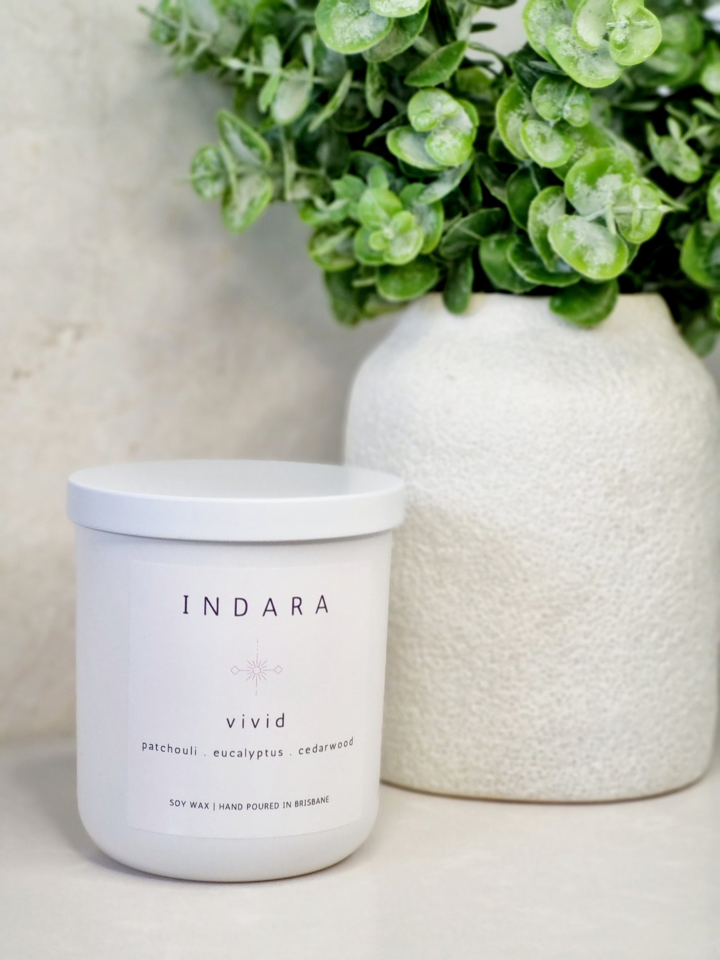 Vivid Candle - patchouli, eucalyptus & cedarwood